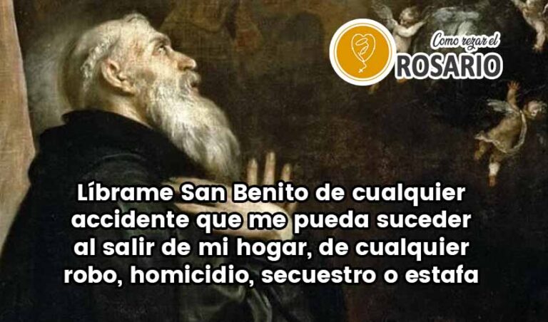 Oración a San Benito por protección