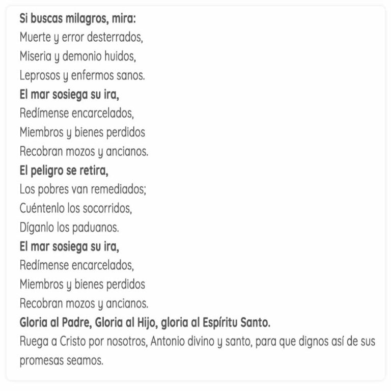reponsorio de san antonio de padua